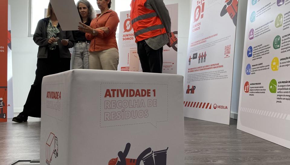 Exposição Segurança Veolia Zero Acidentes