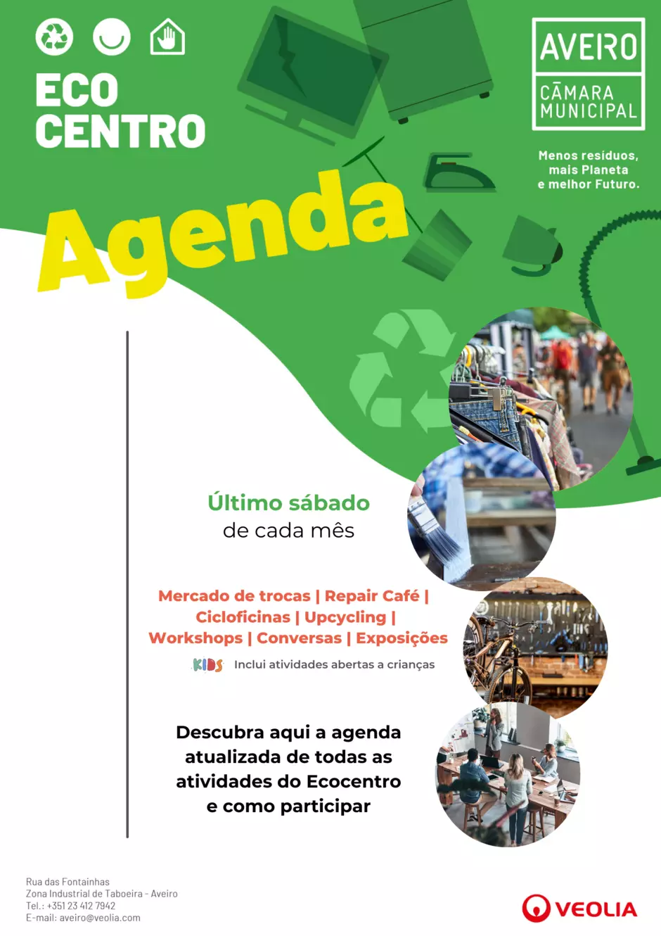 Agenda do Ecocentro de Aveiro