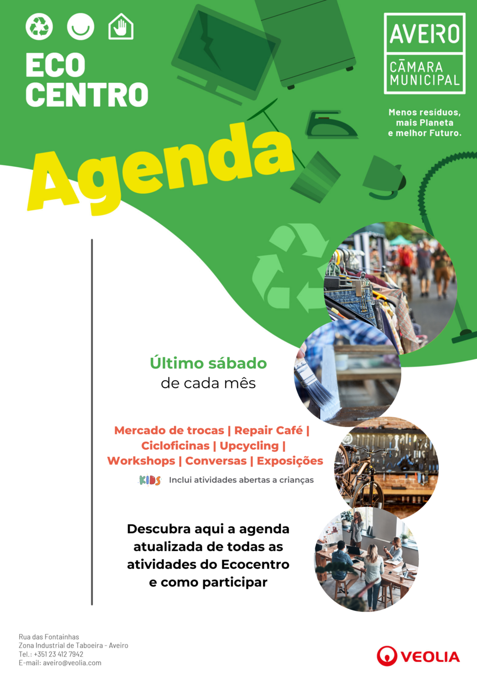 Agenda do Ecocentro de Aveiro