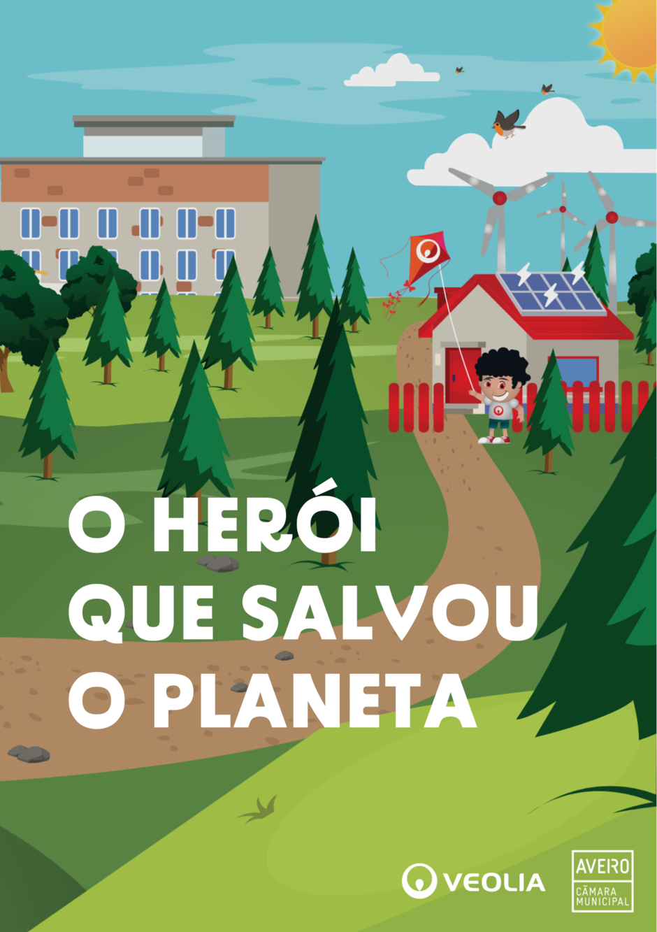 Livro "O Herói que Salvou o Planeta"