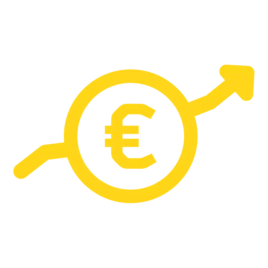 Benefícios financeiros amarelo