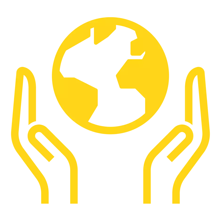 Preservar o Planeta - amarelo