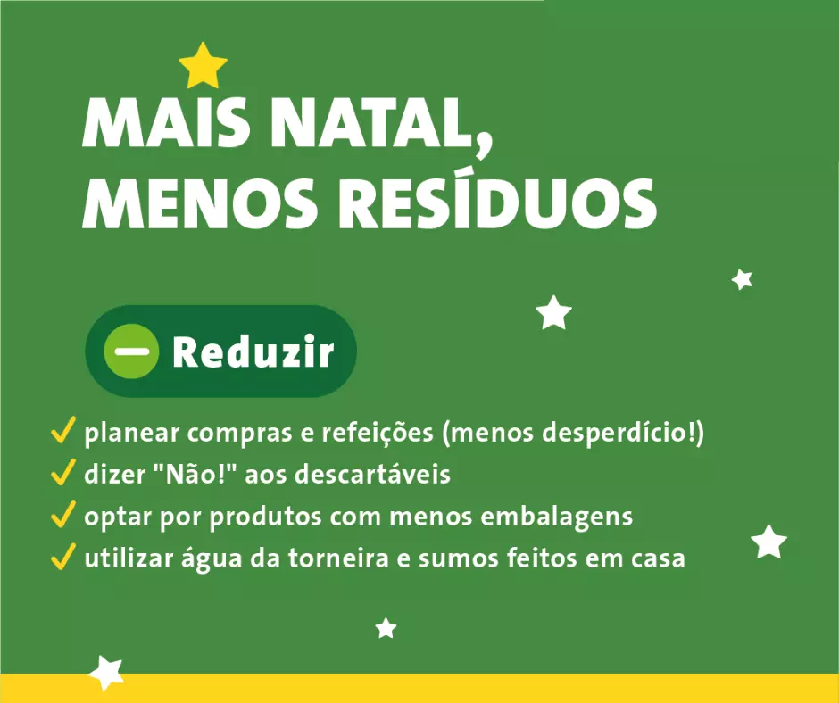 Mais Natal, Menos Resíduos! Dicas para Reduzir