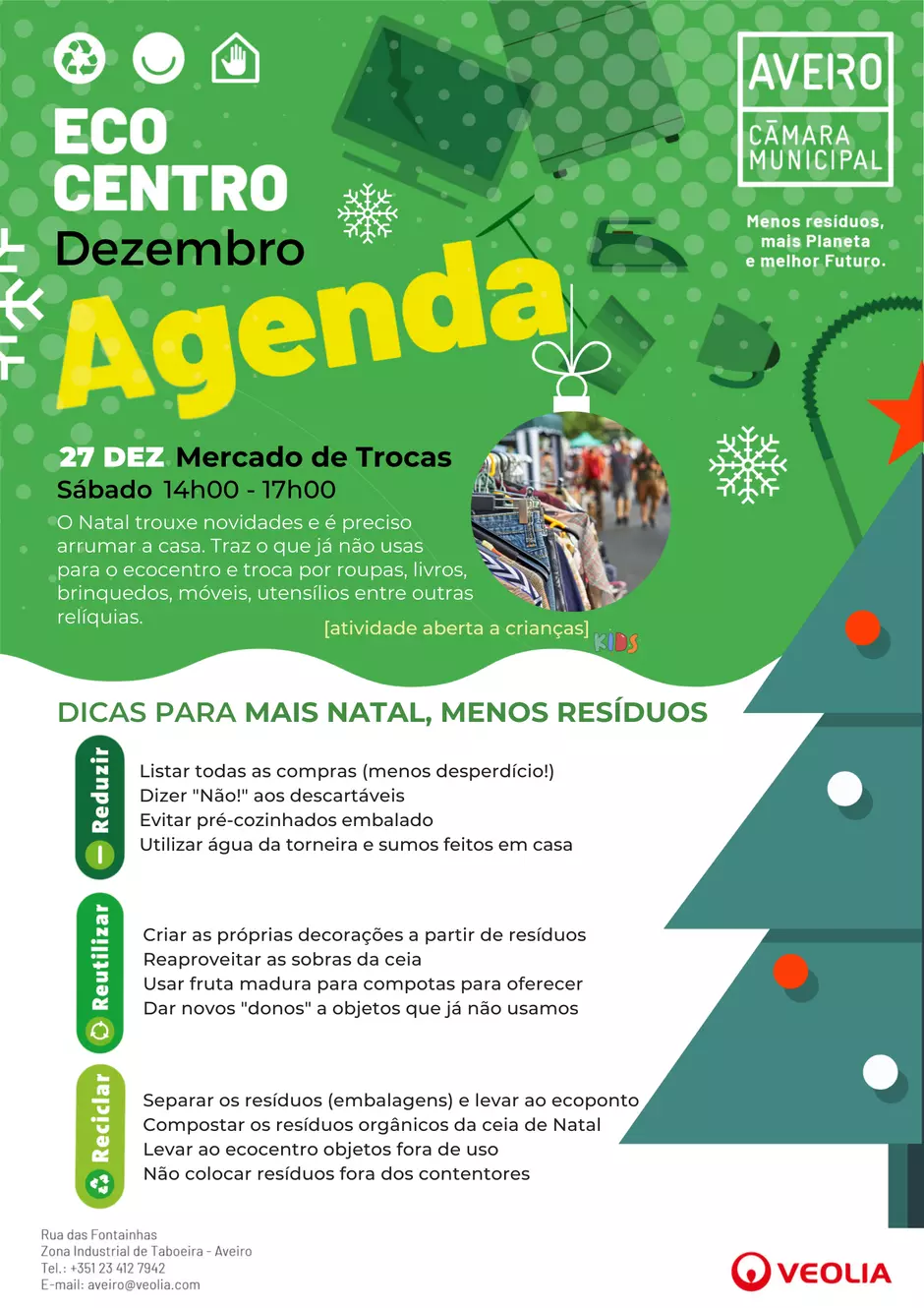 Agenda ecocentro dezembro 2025