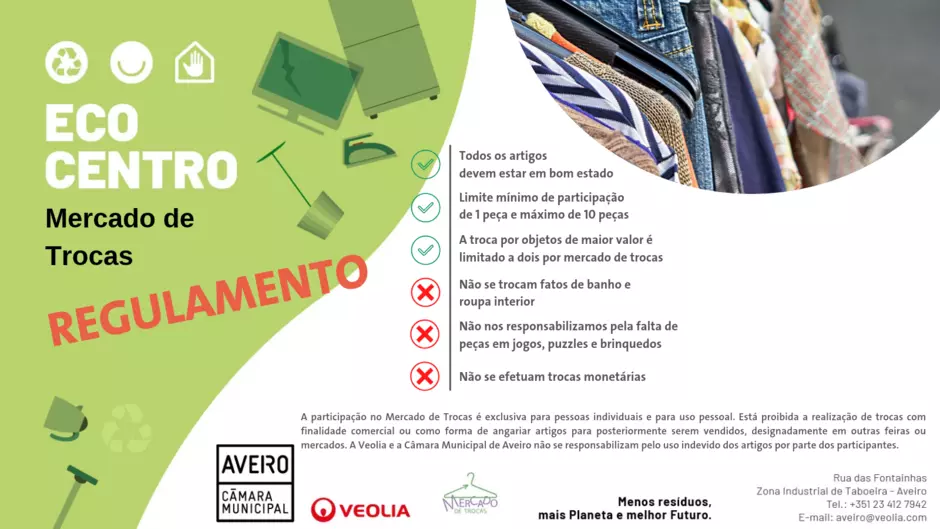 Regulamento Mercado de Trocas Ecocentro Municipal de Aveiro
