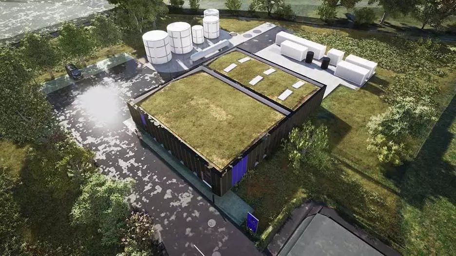 The future refining plant of the Jourdain programme ⓒ Atelier RVL Architectes - Tours
