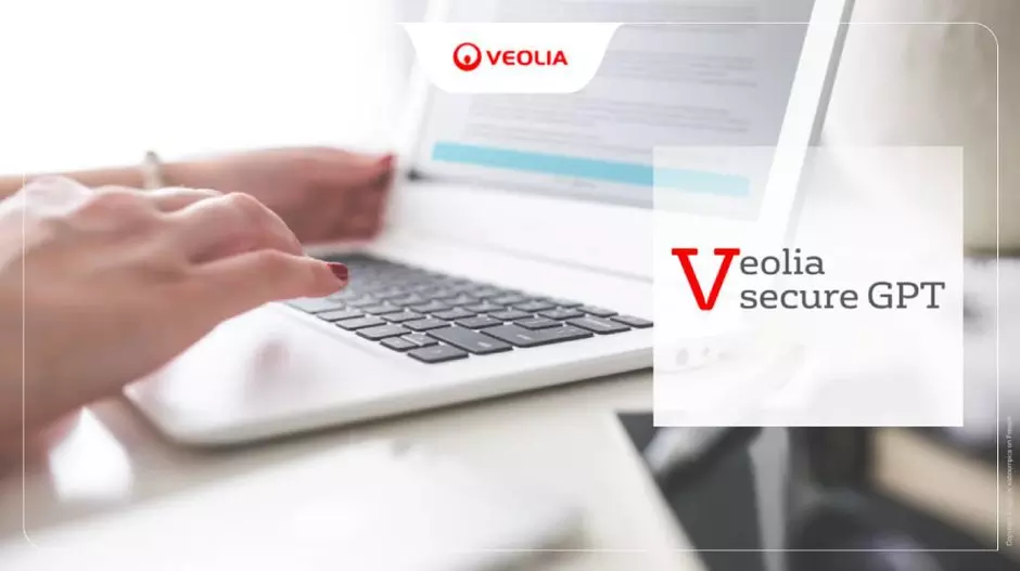 Veolia Secure GPT desenvolvido para os colaboradores em todo o mundo.