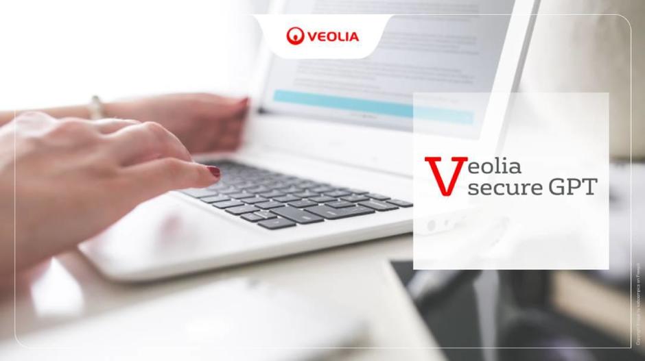 Veolia Secure GPT desenvolvido para os colaboradores em todo o mundo.