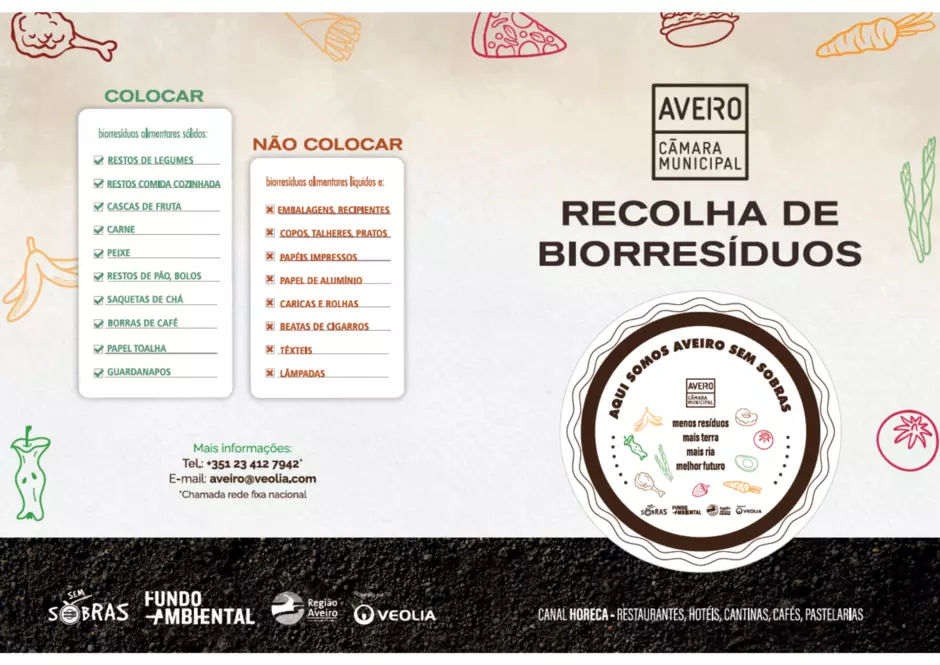Recolha de biorresíduos | O que colocar e não colocar