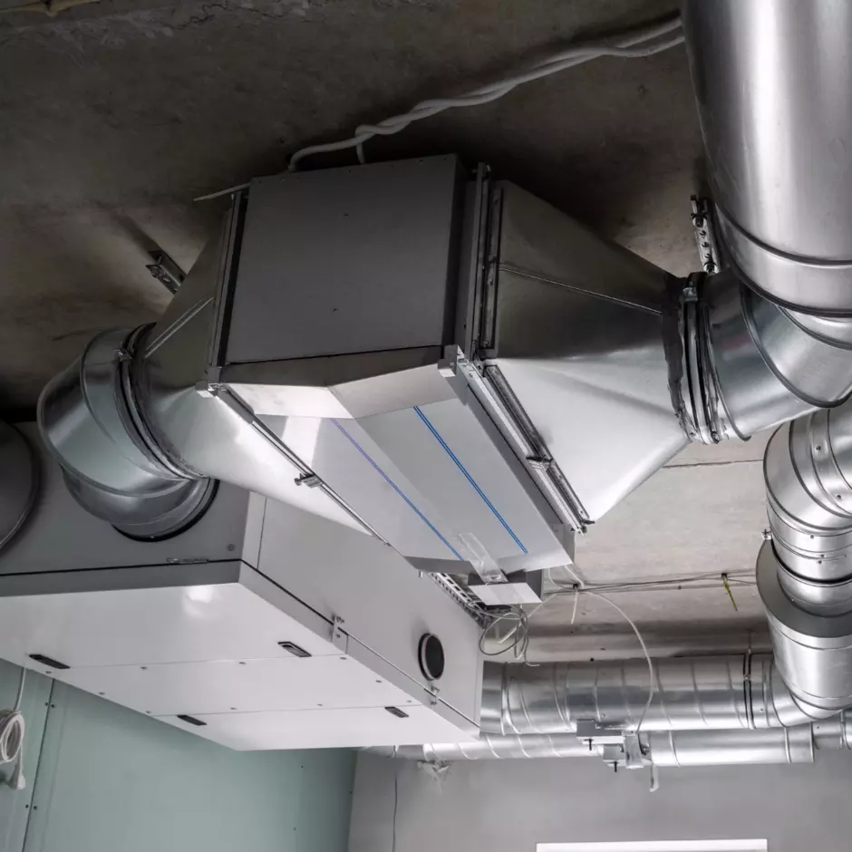 sistema de ventilação com ar novo